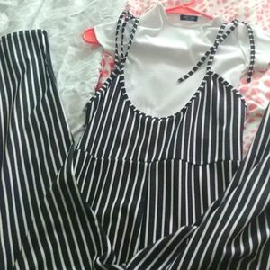 Nasty gal 2 piece jumpsuit with undershirt